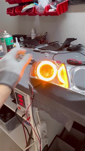 Тюнінг фар Camry 40 з бі-лед та матричними модулями