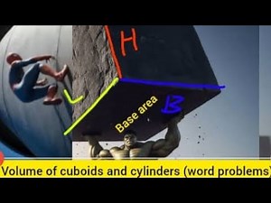 Volume Made Easy! Solve word problems on Cylinder and Cuboid Questions Step-by-Step