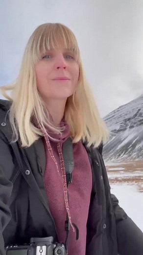 Let’s go on a little hike #icelandtiktok #tiktokiceland #iceland #westfjords #isafjordur #frozenwaterfall #icelandphotographer #womenwhohike