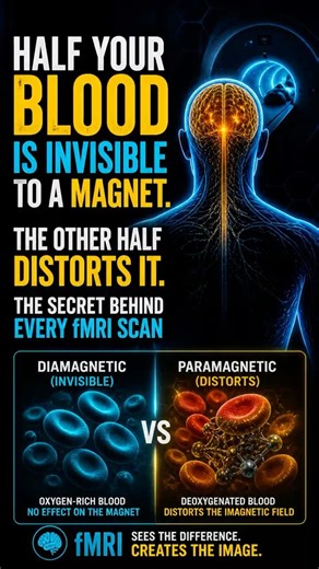 Your Blood Is MAGNETIC — Here's Why #fmri #medicalphysics #science