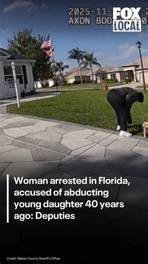 FOX 13 News on Instagram: "Watch the moment a woman was arrested after Florida deputies say she abducted her young daughter 40 years ago. Link in bio."