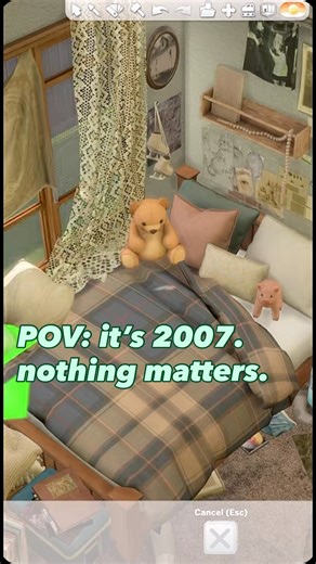 𓍯𓂃velvie on Instagram: "i am forever going to build early 2000s homes in the sims nobody can stop me #sims4 #sims4cc #sims4mods #sims4house #sims4build"