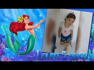 Convite Animado Pequena Sereia