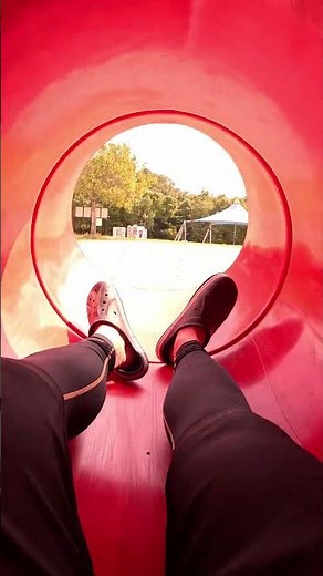 【大阪府】萩谷総合公園のトンネルすべり台すべってみた【大阪府高槻市】【すべおじ】【大人向け】