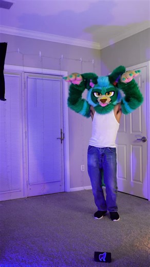 Gray Himakar on Instagram: "My friend did a freestyle rap when he was drunk, and then I followed up and did a silly dance to it. I may or may not have also been a little drunk lol 😂 . . . #furries #fursuit #fursona #oc #dance #furrycommunity #fursuiting #fursuiter #dancer #freestyle"