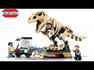 LEGO Jurassic World 76940 T. rex Dinosaur Fossil Exhibition unboxing & build