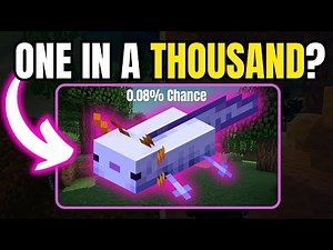 The REAL Odds of Finding the Rare Purple Axolotl in Minecraft
