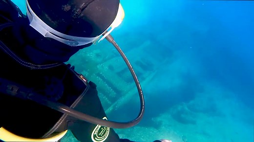 德国美女体验潜水畅游水下美景 wetsuit scuba diving