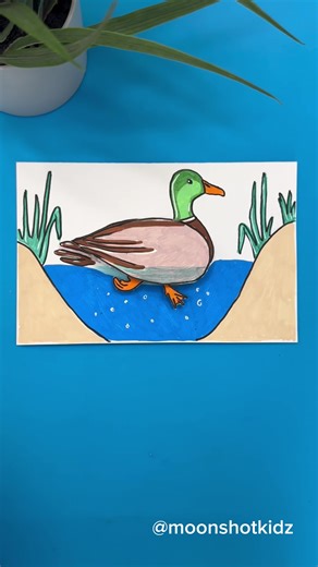 DIY Swimming Duck Paper Circuit Project for Beginners