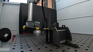 Take a look inside the TruArc Weld 1000 in action! Check out https://www.trumpf.com/en_US/landing-pages/us/truarc-weld-1000/ to learn more and see how you can get started with cobotic arc welding, even with high mix, low quantity production! | TRUMPF Inc.