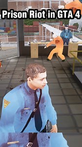 Prison Riot in GTA 4 #gta #gtaiv #gta4 | GTA 4 Clips