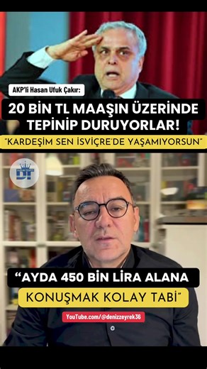 Olay yaratan açıklama: Hasan Ufuk Çakır'ın maaşı