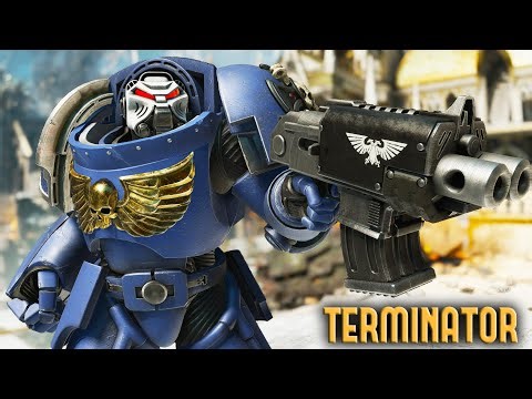 REAL TERMINATOR vs Tyranid Invasion - Warhammer 40k: Space Marine 2 (4K, Mod)