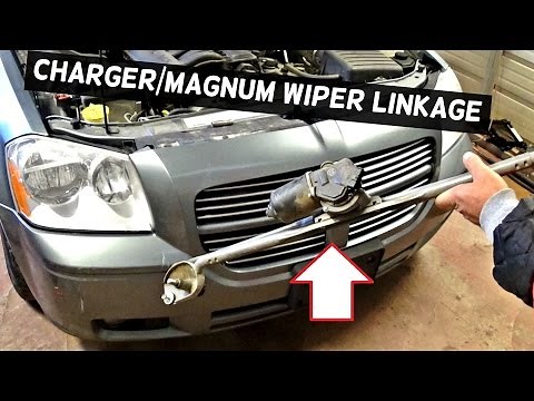 DODGE CHARGER WINDSHIELD WIPER LINKAGE REMOVAL REPLACEMENT DODGE MAGNUM