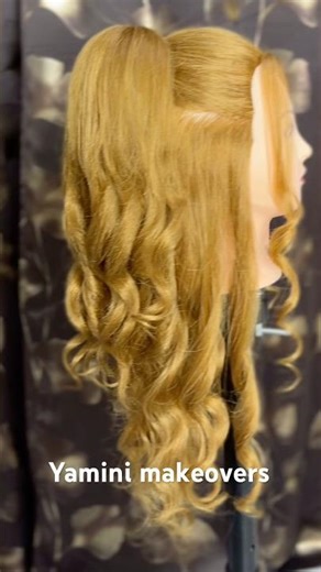 Trending half pony hairstyle