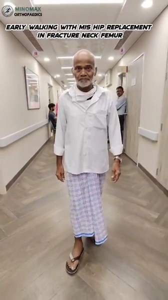 Bikini incision Hip Replacement for Fracture Neck Femur