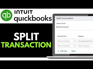 How To Split Transaction In Quickbooks Online 2025 (QUICK & EASY)