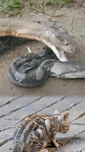 #cat #snake #viralshorts