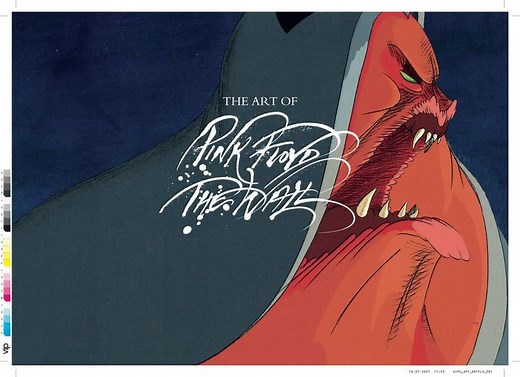 Gerald Scarfe, the artist painting Pink Floyd's wall