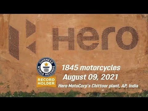 Guinness World Records™ of Largest Motorcycle Logo I #100MillionHeroes