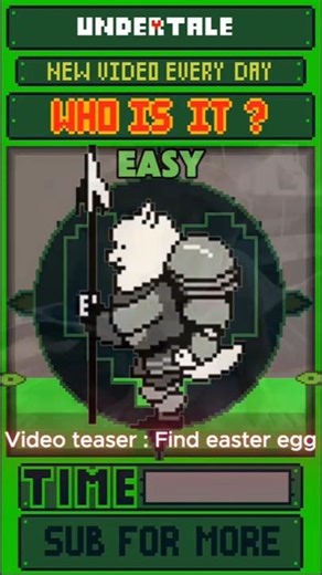 Can You Guess All Undertale Characters With Colors?