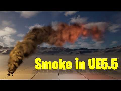 Unreal Engine 5.5 - Creating Realistic Smoke Particles: Quick Niagara Tutorial 🌫️💨
