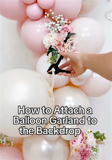 Learn the easiest way to attach a balloon garland to any backdrop or frame. This step-by-step tutorial shows how to secure your garland quickly and safely for birthdays, weddings, and special events—perfect for DIY decorators and balloon artists who want a polished, professional setup ✨ . . . #BalloonGarland #BalloonDecor #DIYBalloonGarland #BalloonTips #hacks
