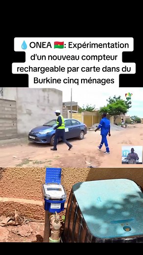 Nouveau système de compteur d'eau rechargeable au Burkina Faso