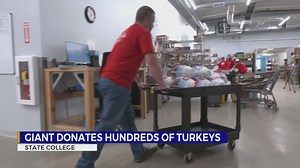 Hundreds of turkeys donated to State College Food Bank