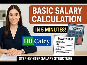 Learn Basic Salary Calculation with Example | For HR & Job Seekers