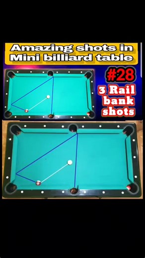 MINI POOL TRICKSHOTS 28 #shorts #shortsfeed #youtubeshorts #Pool #billiards #efrenbatareyes