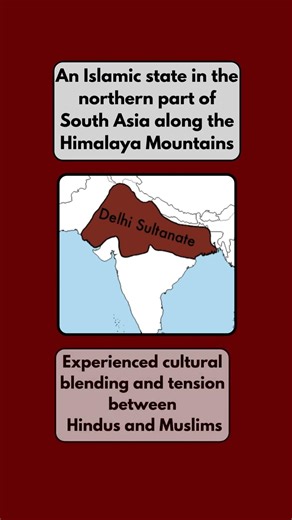 Delhi Sultanate - Unit 1 - AP World History: Modern #apworldhistorymodern #history #vocabshorts