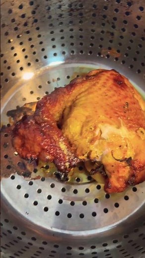 Turmeric & five-spice marinated turkey breast—air-fried until juicy and golden!