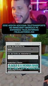 THIS ADDON ADDS TELEPORTATION TO MINECRAFT BEDROCK PE - TELELANTERNS/TELELANTERNS EXPANSION #04