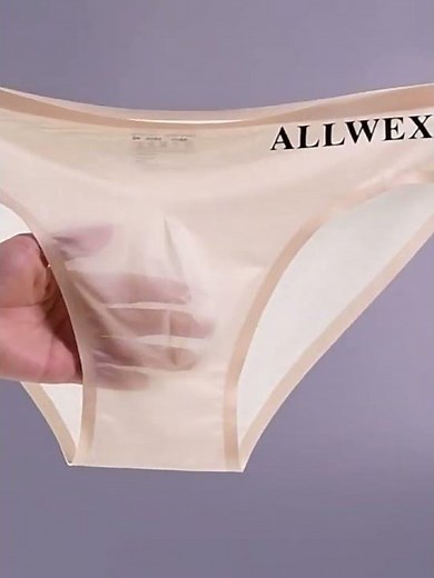 Low-rise transparent ice silk men's briefs—a must-have for summer!