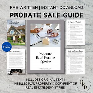 Probate Real Estate Agent Marketing Toolkit: Pre-written Guide (digital Download) - Etsy