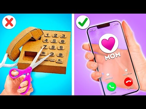 REAL Gadgets vs. DIY Gadgets! 🤯💡 Fun, Cheap, and Genius Hacks For Parents by 123 GO!