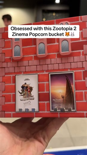 Obsessed with this Zootopia 2 Zinema Popcorn bucket! Did you notice the parody movie posters?