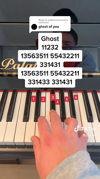 Replying to @eddinnnnnnnnnn Ghost #piano #pianotutorial #pianomusic #ghost #justinbieber #foryou #fy #fyp