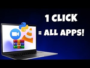 Install ALL Windows Software at ONCE on a New PC One Click Setup (2025 Guide)