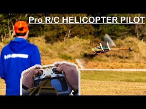 R/C Helicopter - CRAZY MANEUVERS Hand Cam