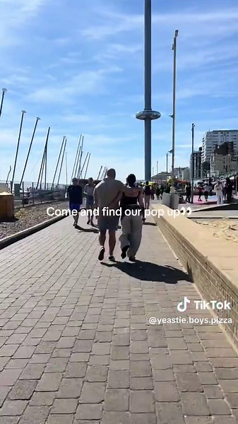 Savor Delicious Slices at Brighton Seafront