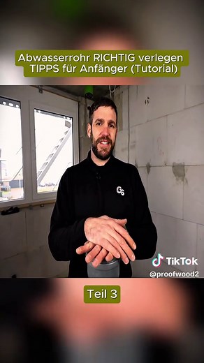 Abwasserrohr RICHTIG verlegen - TIPPS für Anfänger (Tutorial) teil (3)