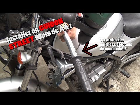 Installer un guidon street moto de A à Z