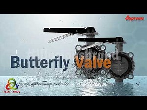 ButterFly valve Product 3D animation