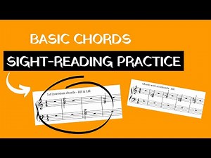 Basic CHORDS - Sight-Reading Practice (Piano)