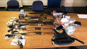 Akron men indicted after being found with 14 guns, stolen police body armor, 1,000 grams of meth