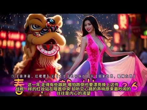 A.3in1.杨雁雁风格 2026新年歌曲.第一首：《南洋夜，红裙摆》第二首：《大女主的开场白》第三首：《回家的路，醒狮在跳》