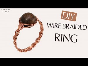 Braided Wire Wrap Ring Tutorial| Easy Ring| DIY Ring| DIY Jewelry| How to make