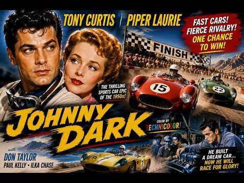 ONE CAR. ONE RACE. ONE CHANCE TO WIN! | JOHNNY DARK (1954) |Tony Curtis, Piper Laurie |Full HD Movie